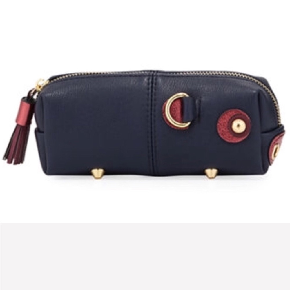 Cosmetic Pencil Case Pink or Navy - Picture 6 of 7